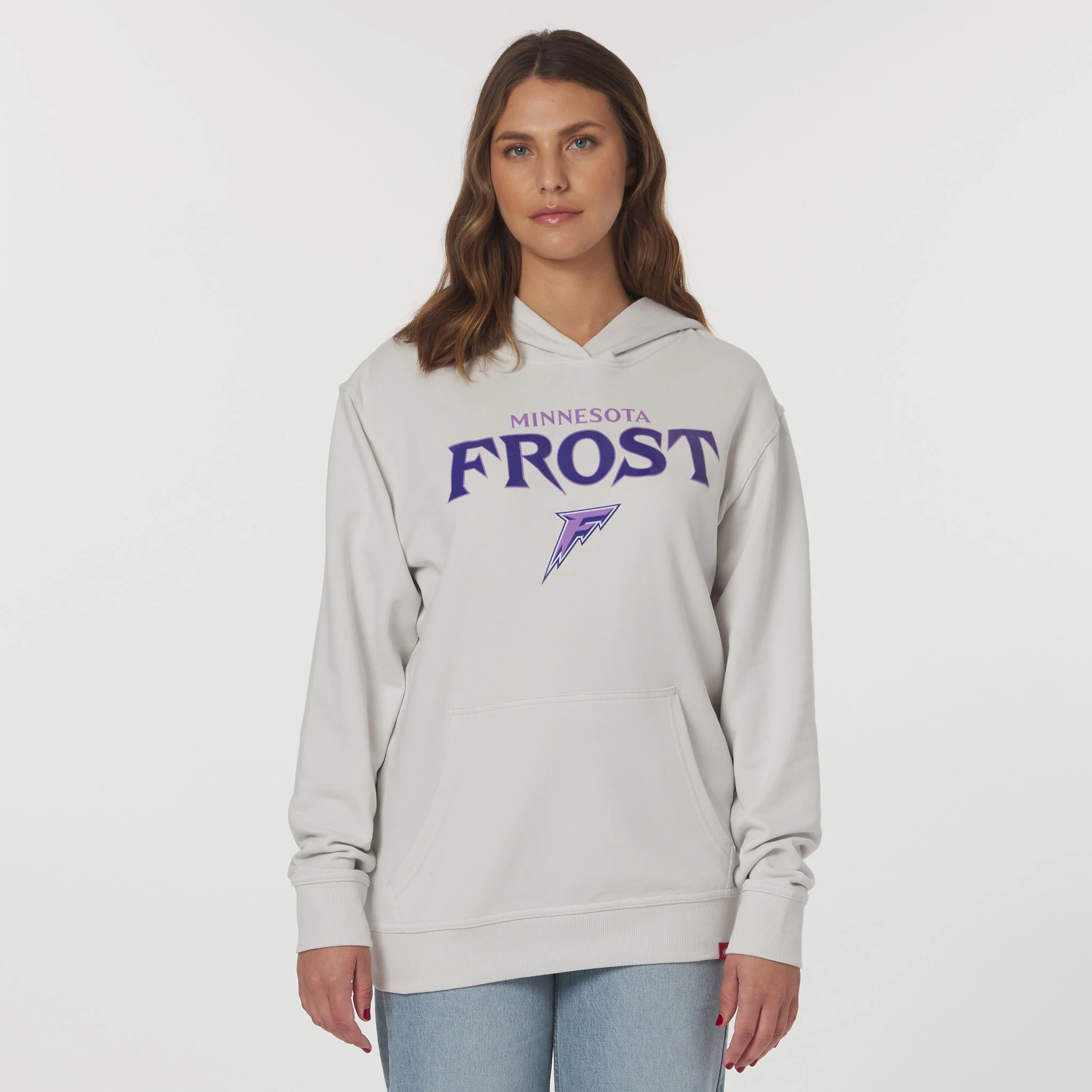 Adult Minnesota Frost Sportiqe Velvet Logo Drake Hoodie - Image 2