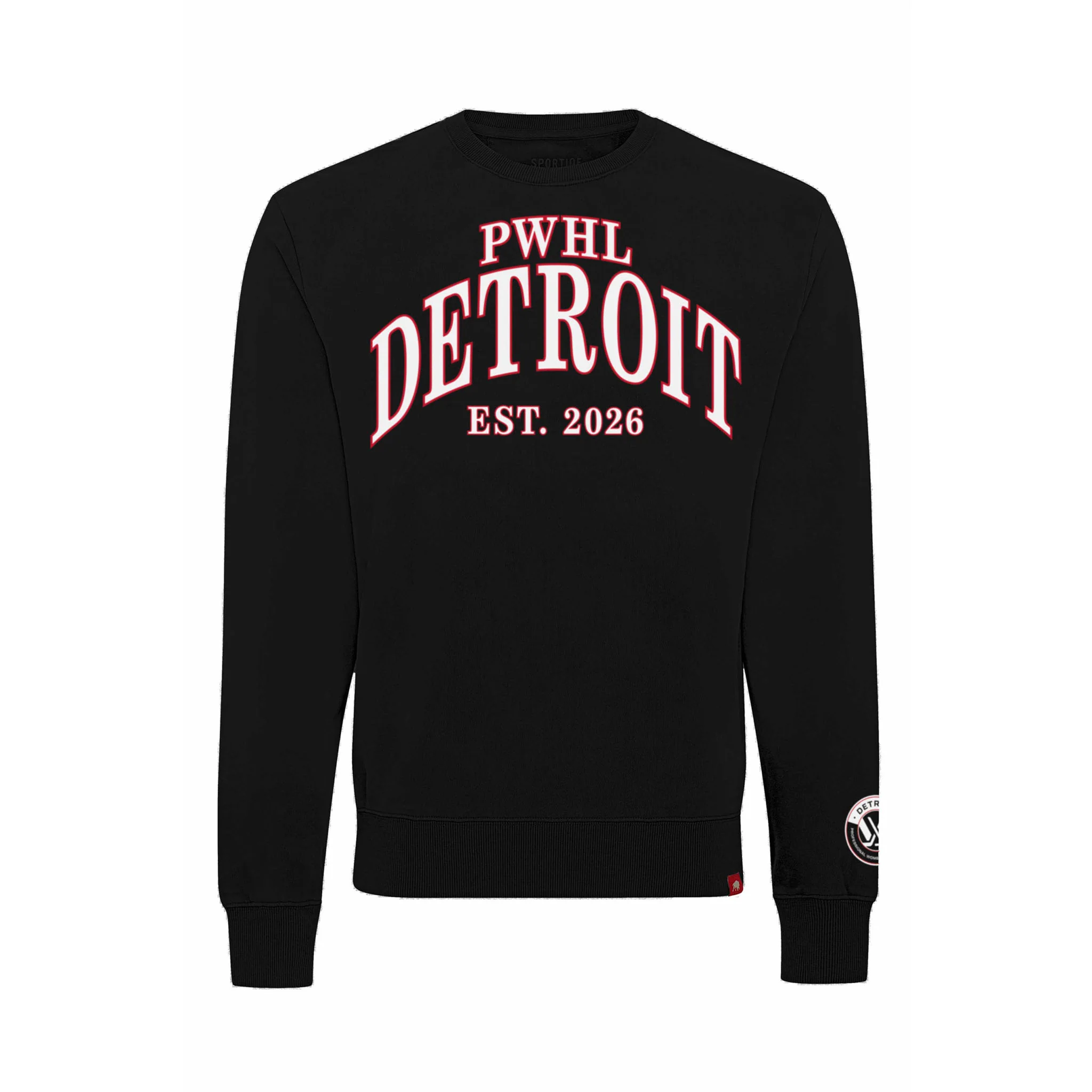 Adult PWHL Detroit Sportiqe Biltmore Crew