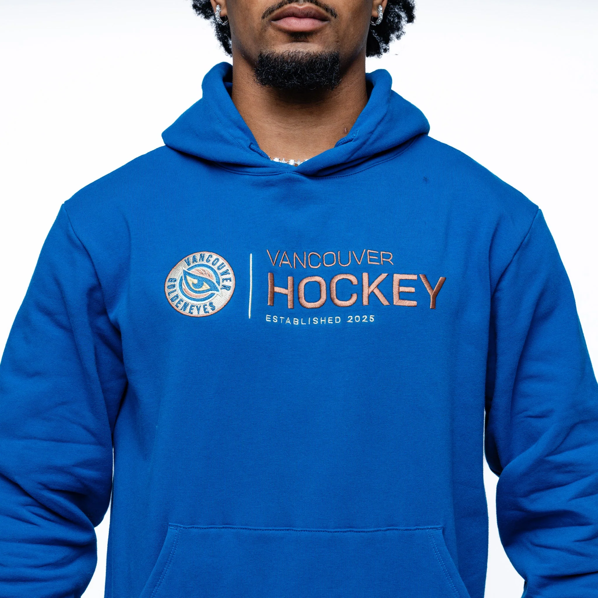Adult Vancouver Goldeneyes Royalty Citymark Cloud Hoodie - Image 2