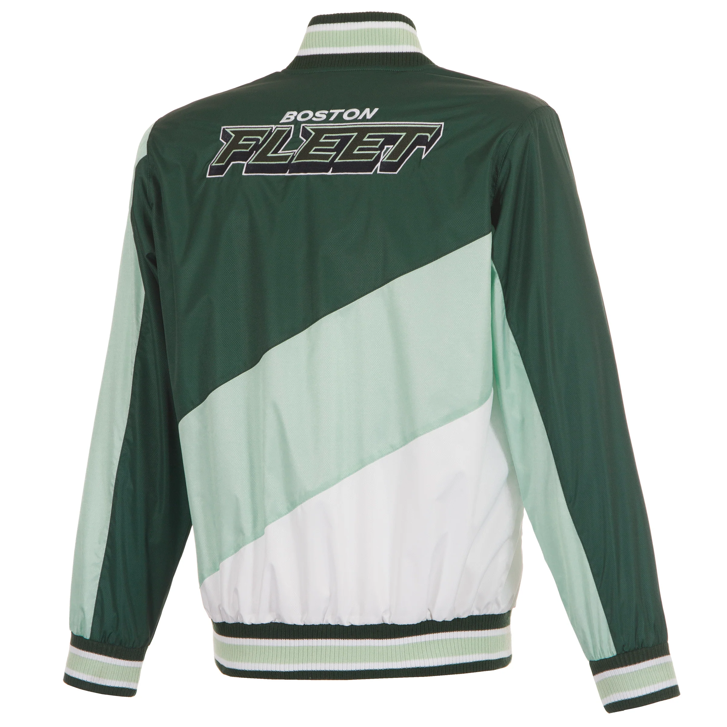 Boston Fleet Adult Ripstop Nylon Colorblocked Jacket - Image 2