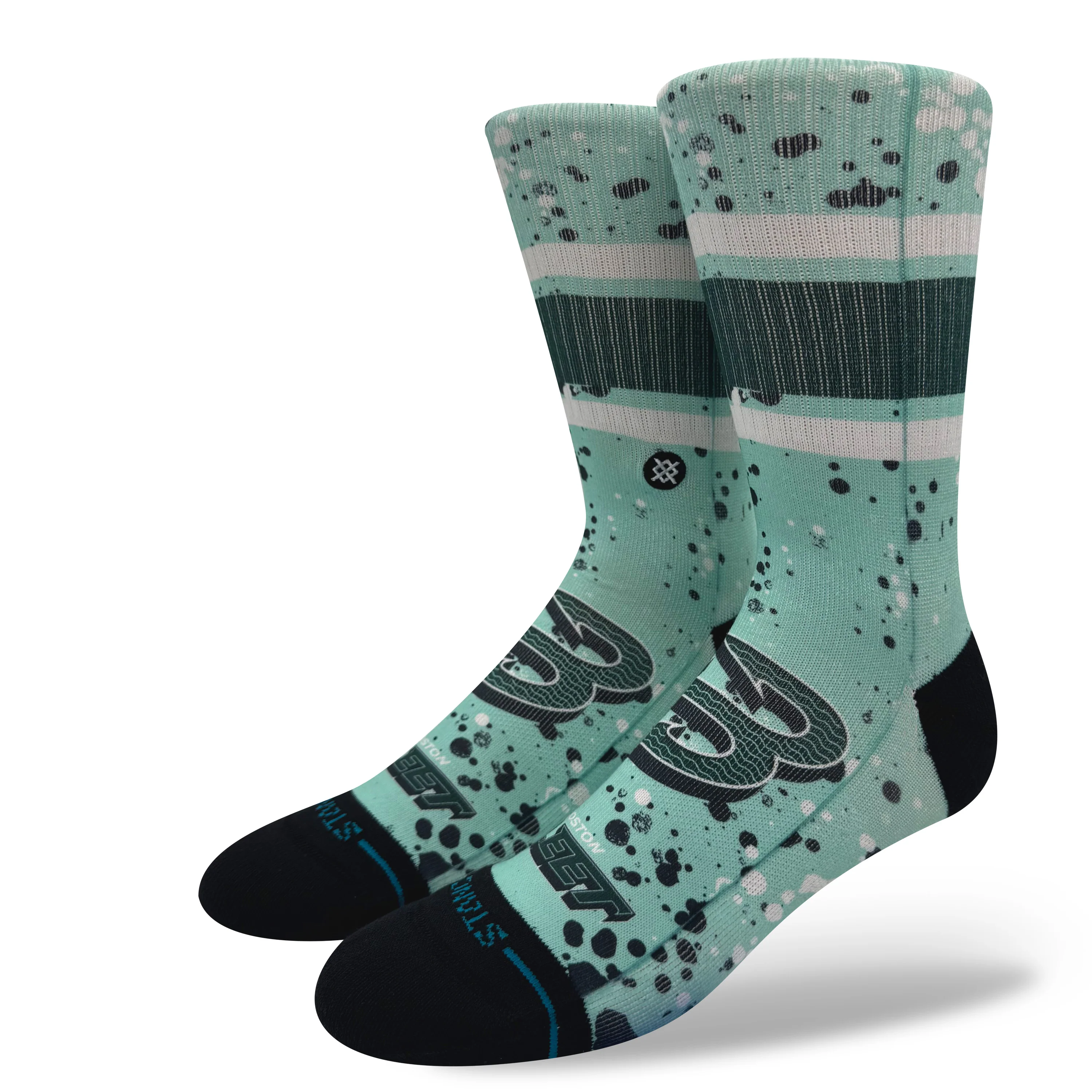Boston Fleet Adult Stance Splatter Crew Socks