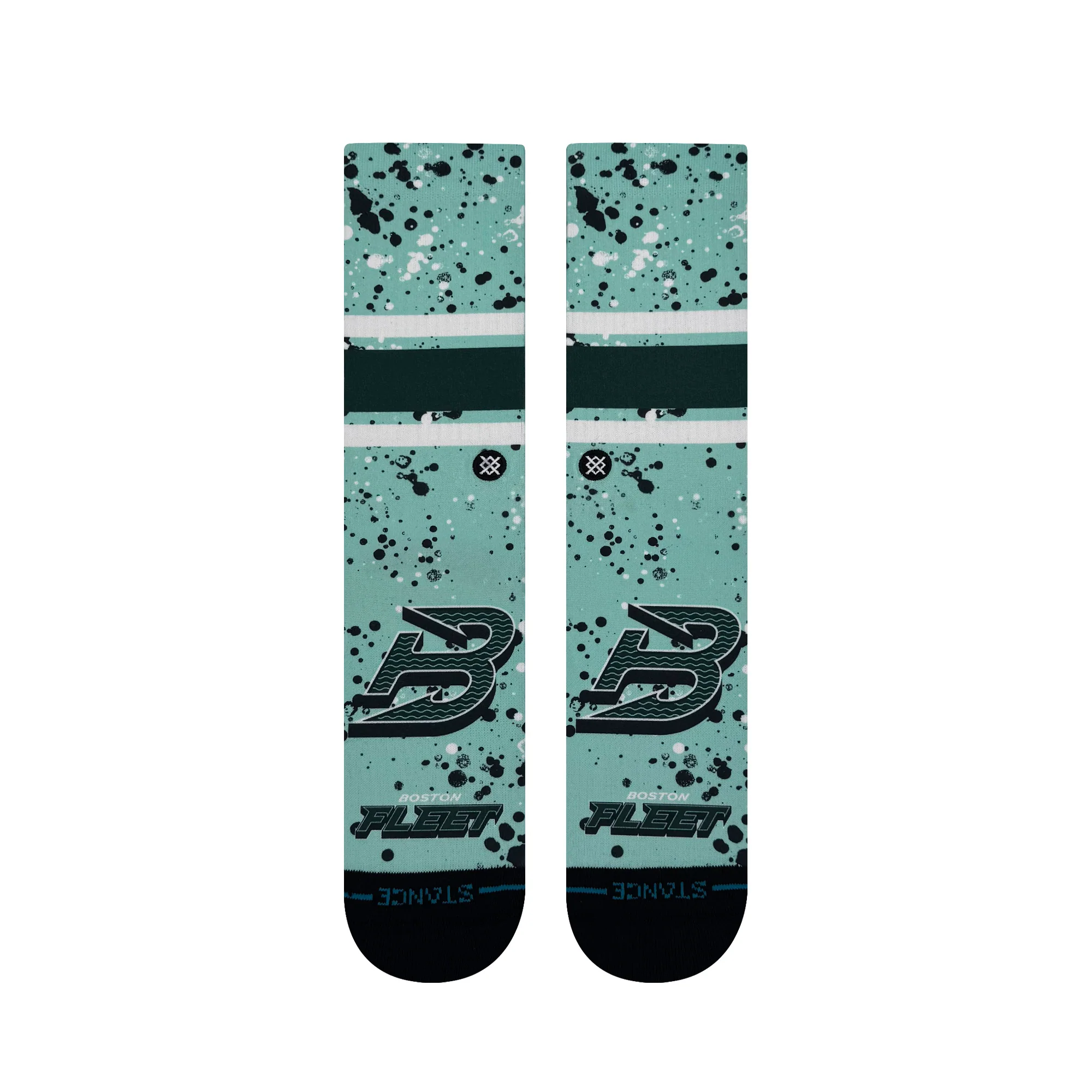 Boston Fleet Adult Stance Splatter Crew Socks - Image 2