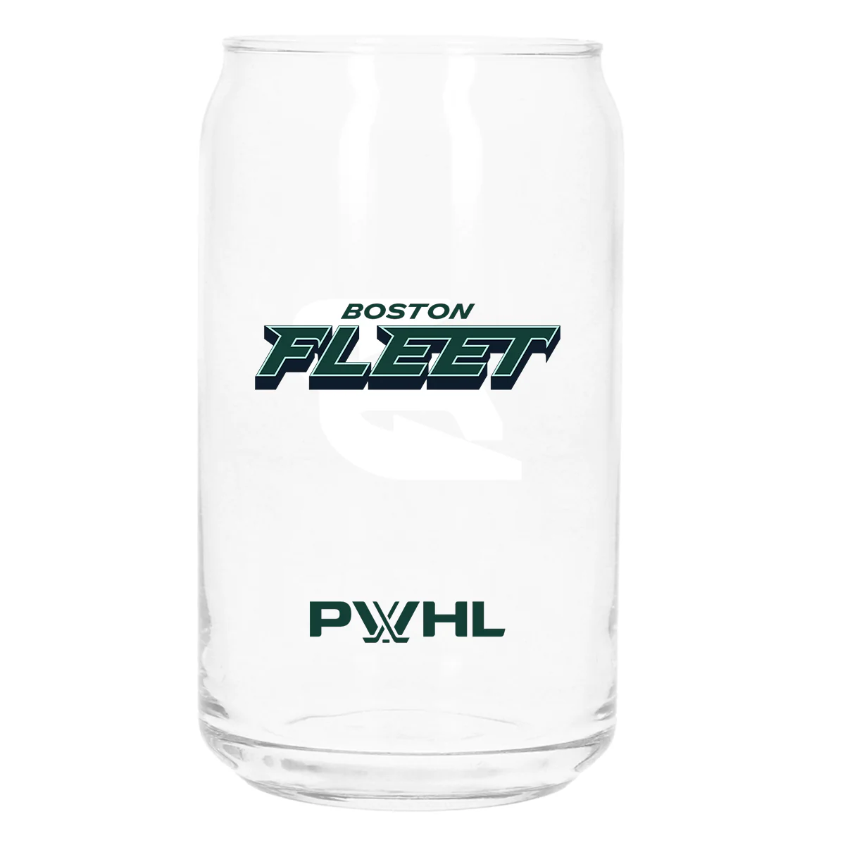 Boston Fleet Soda Can Glass