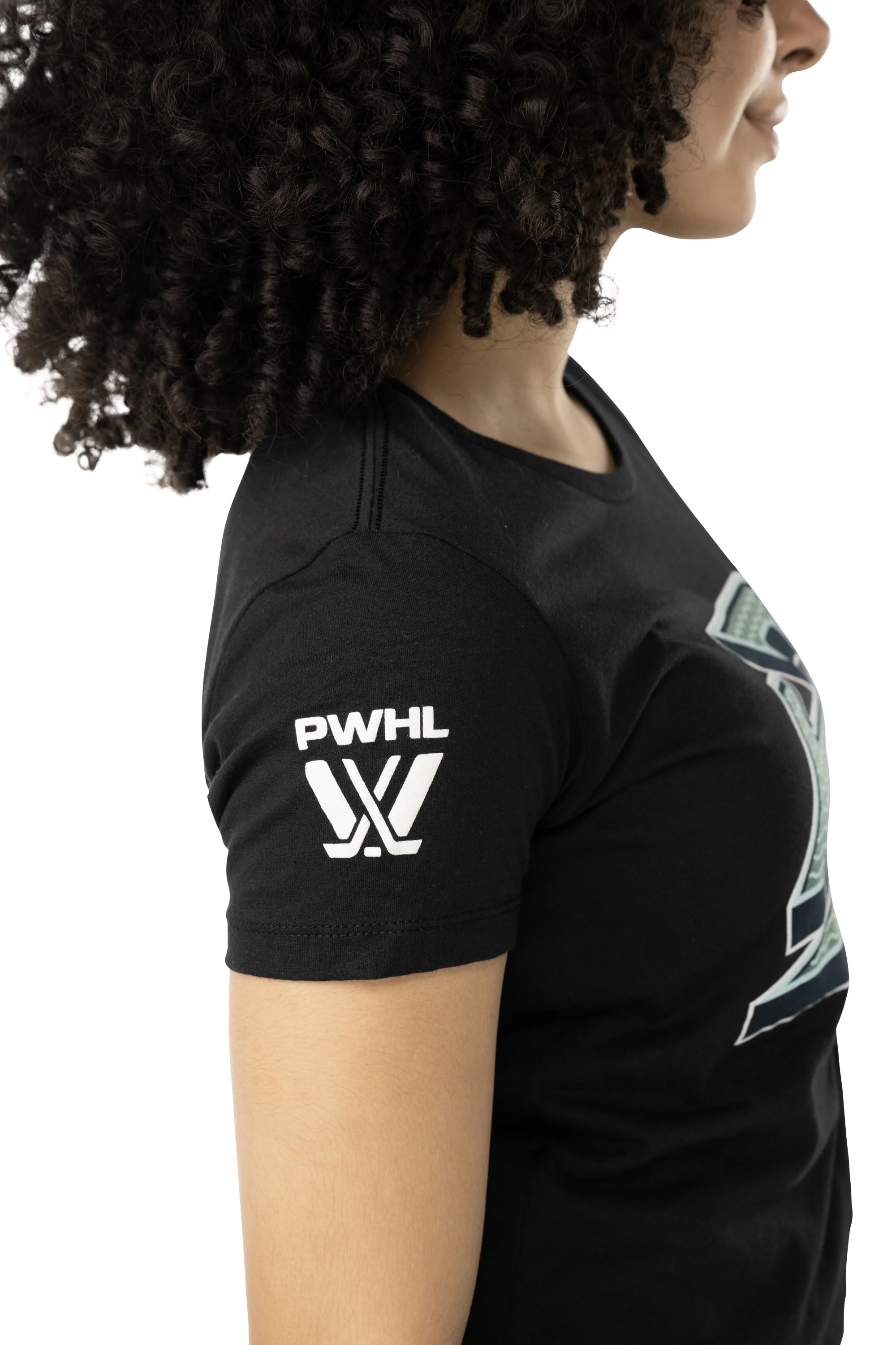 Minnesota Frost Women's Bauer Front Logo Back Name T-Shirt - Image 3