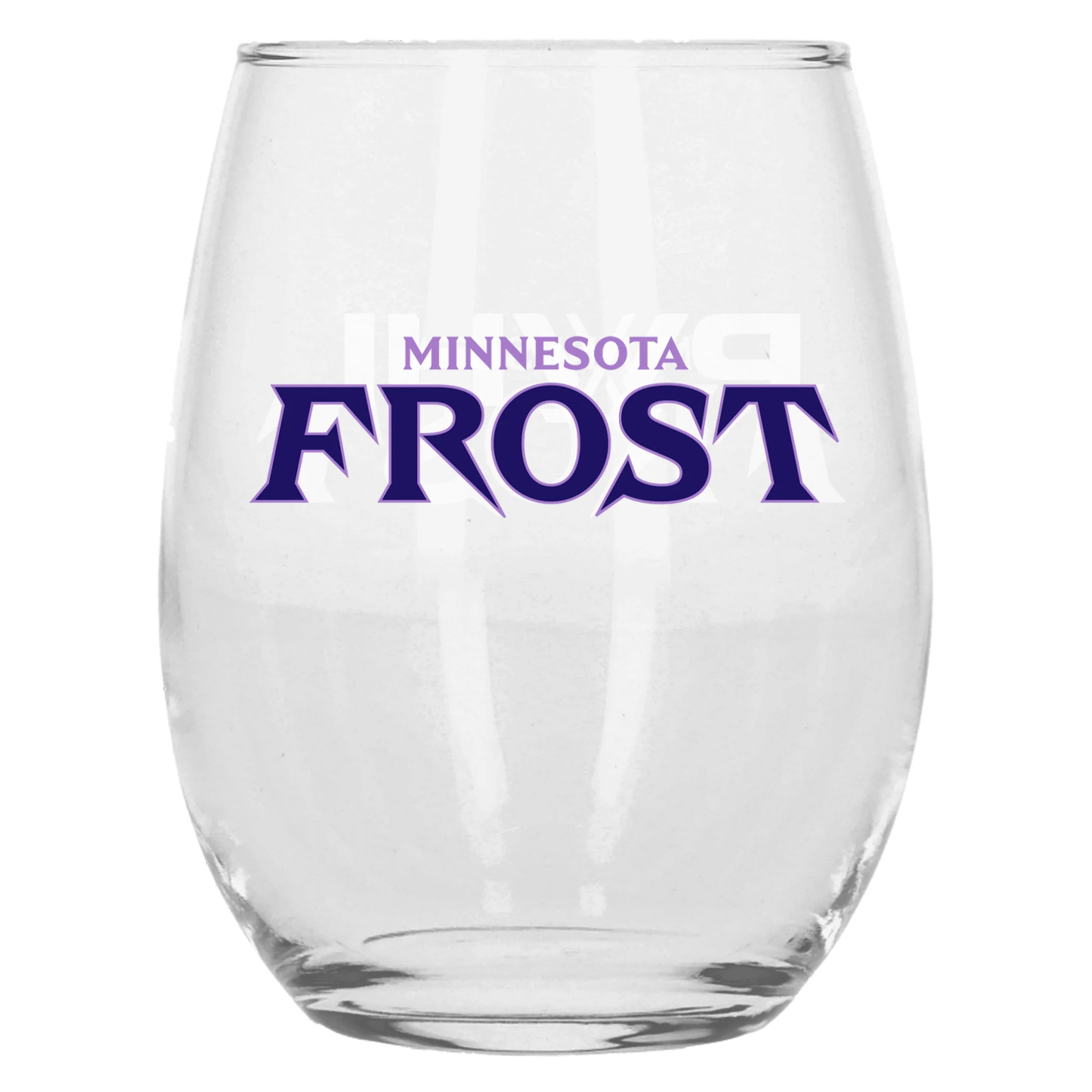 Minnesota Frost Stemless Wine Glass