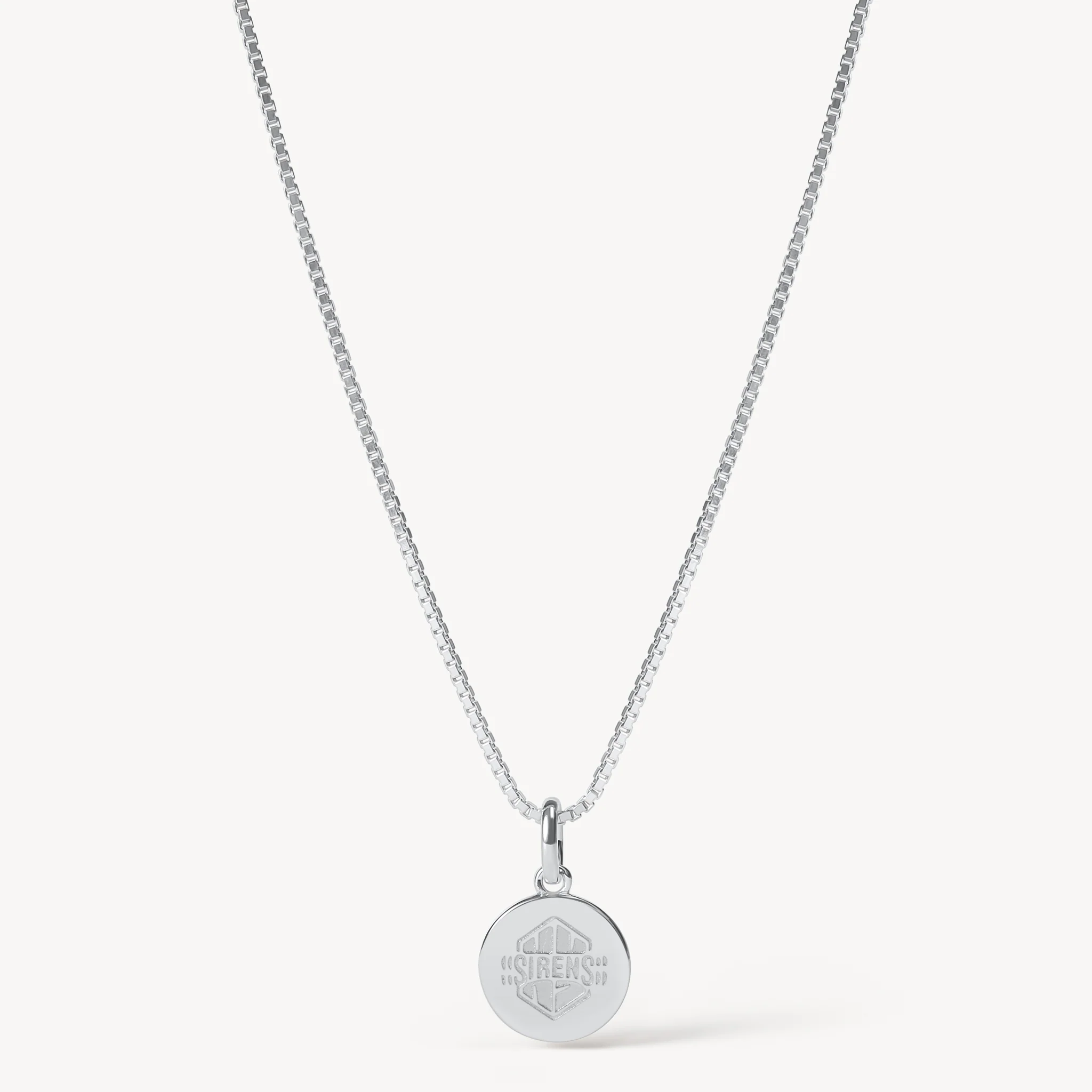 New York Sirens Hillberg & Berk Silver Medallion Necklace