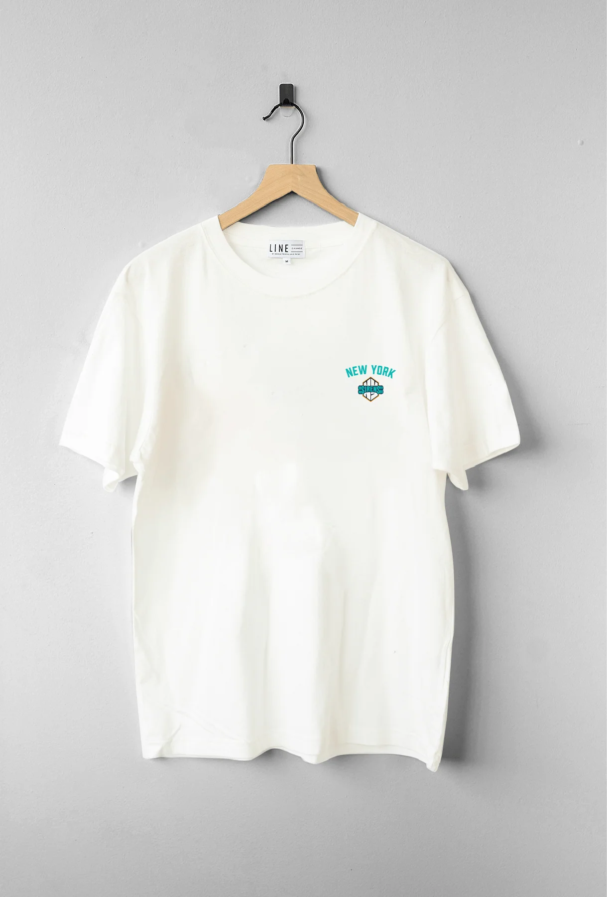New York Sirens Unisex Line Change Back Hit Hockey Oversized T-Shirt - Image 3