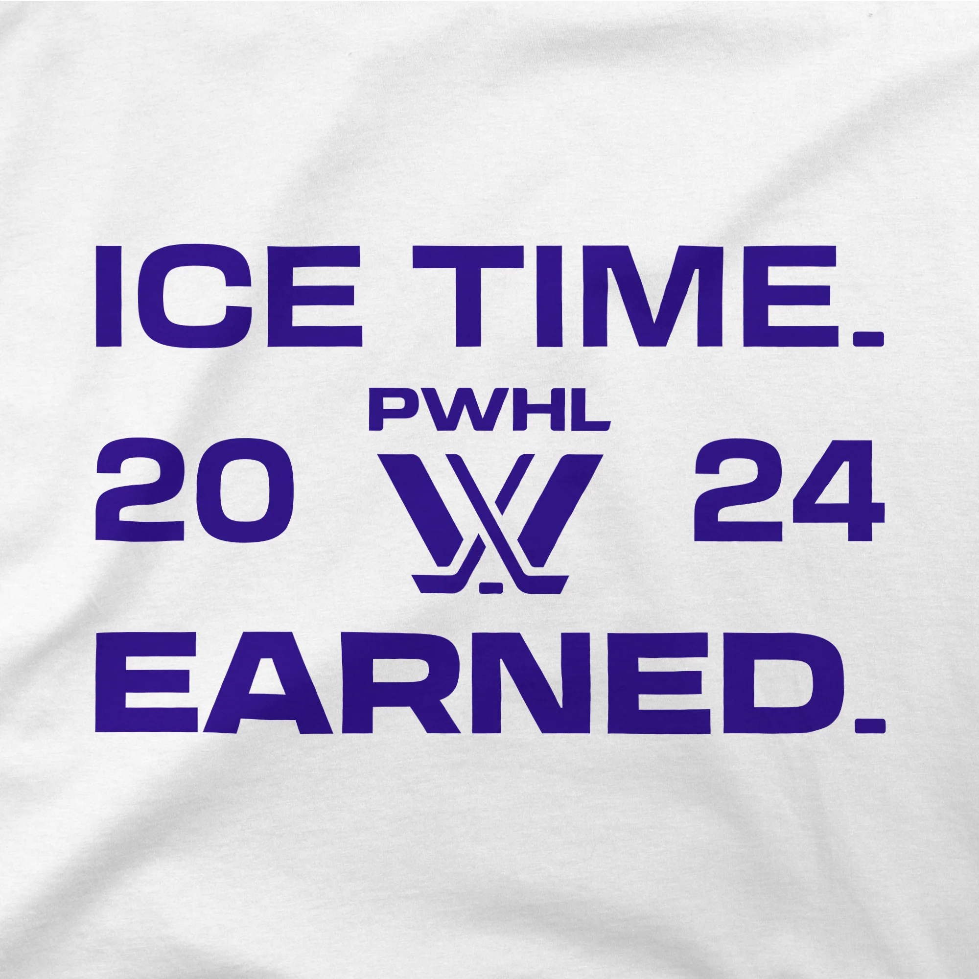 PWHL 2024 Ice Time Earned T-Shirt - Image 2