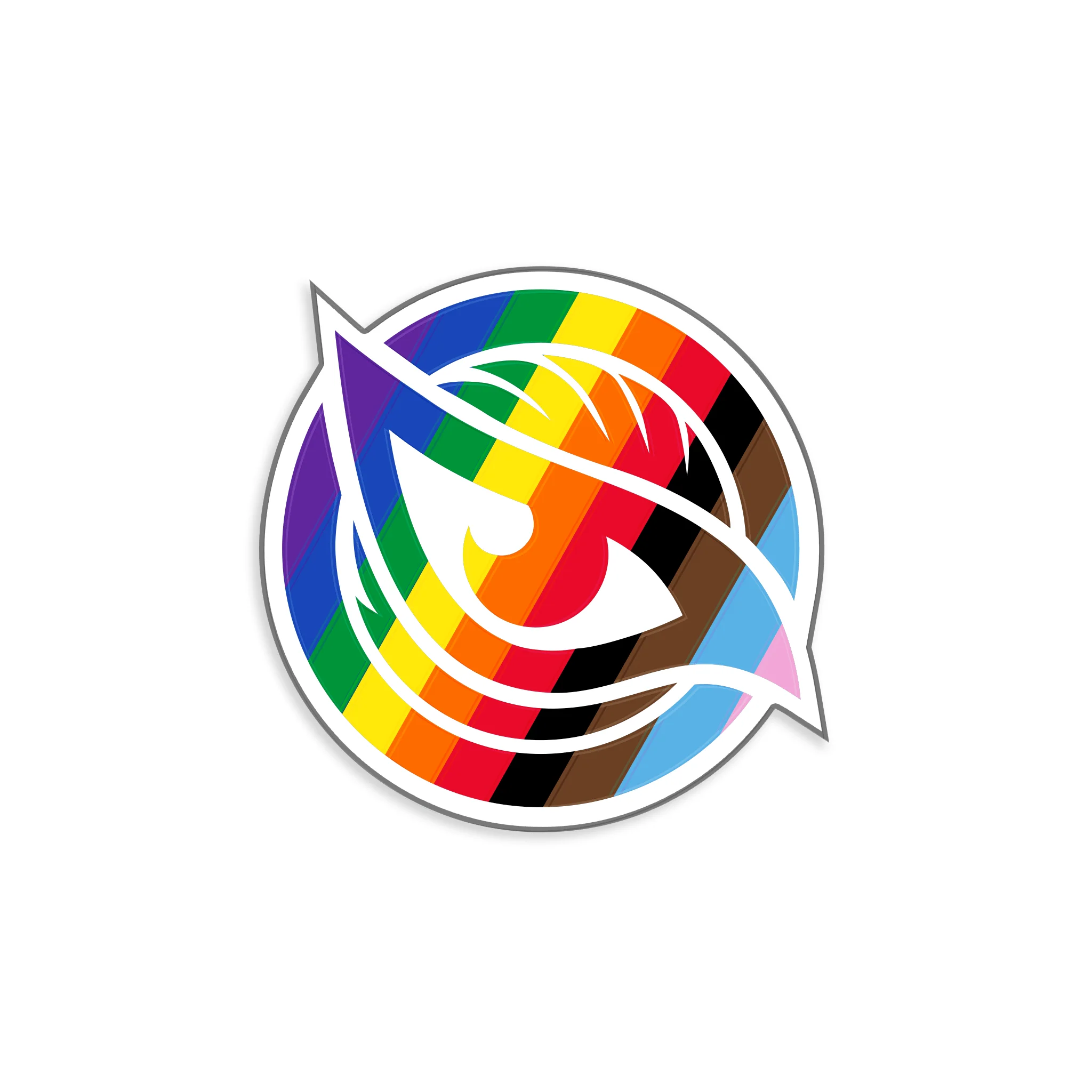 Vancouver Goldeneyes Pride Pin