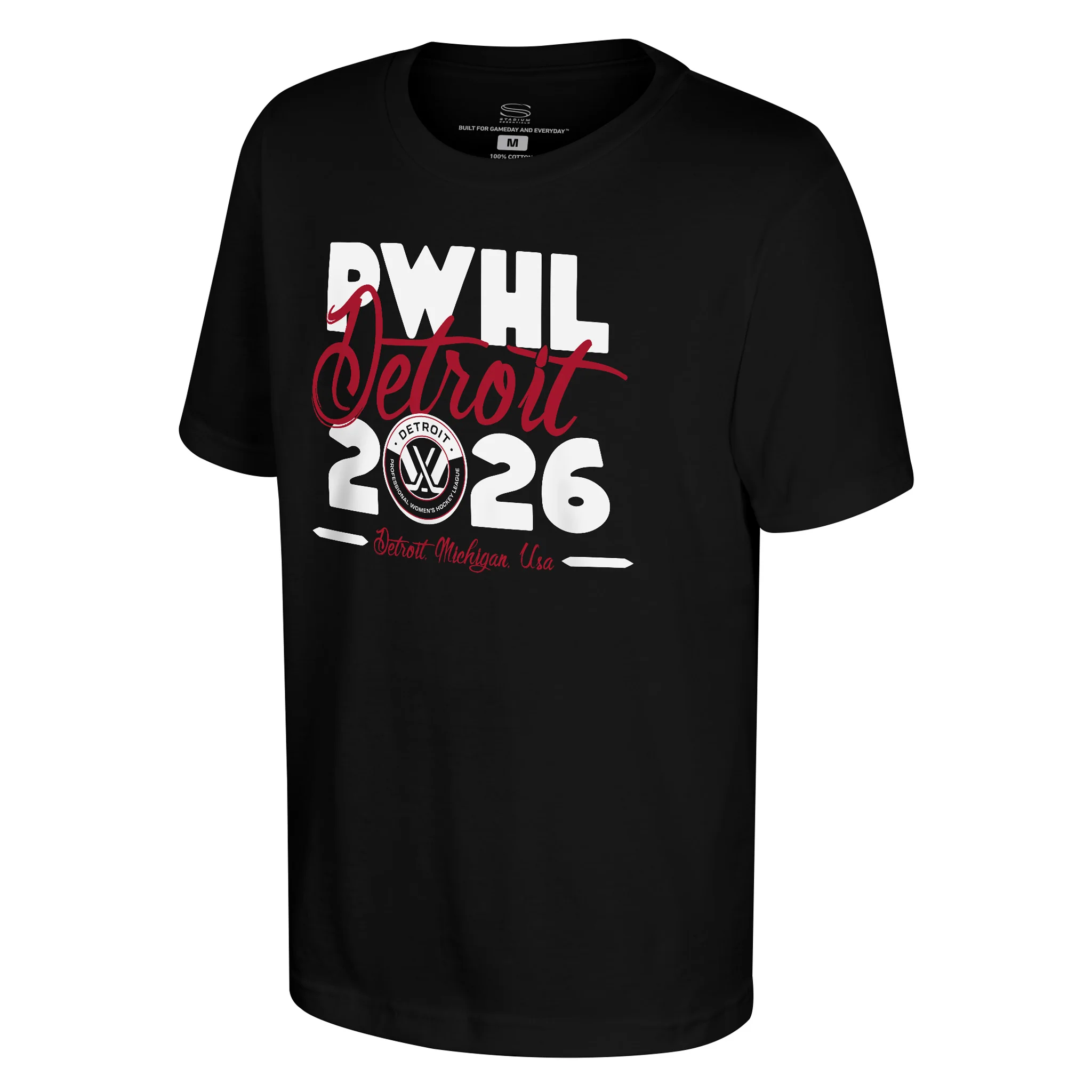 Youth PWHL Detroit Stadium Essentials Gotcha T-Shirt